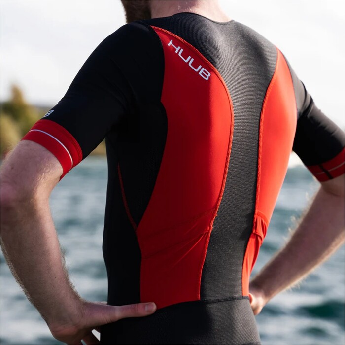 Huub Mnner Race Black 2024 Langstrecken-Tri-Anzug RCLCS - / Red